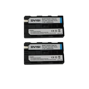 DVISI 7.2 V, 2.6 Ah NP-F550 NP-F570 Camera Battery for Sony CCD-RV100 RV200 CCD-SC5 CCD-SC9 CCD-TR1 TR215 CCD-TR940 CCD-TR917