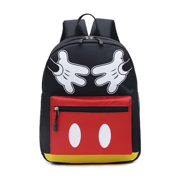 Disney nowy ładny unisex Mickey drukuje plecak Minnie dla dzieci torby szkolne chłopców i dziewcząt kreskówka kształt szkolny dziecko plac torba