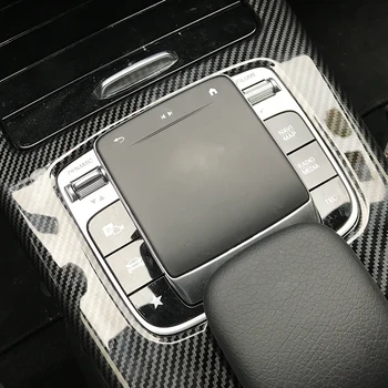Dla Mercedes Benz A CLA Class W177 C118 A180 A200 A220 konsola ochronna z tworzywa sztucznego naklejki akcesoria stylizacja samochodu