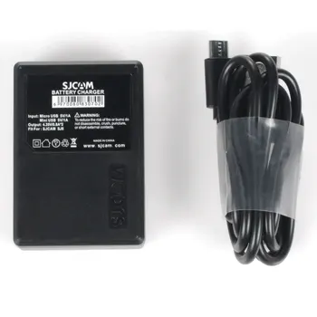 Dla SJ8 serii SJCAM podwójna ładowarka do SJ8pro/ SJ8plus/ SJ8air podróży tenis ładowarka USB bateria pojemnik do przechowywania, skrzynia