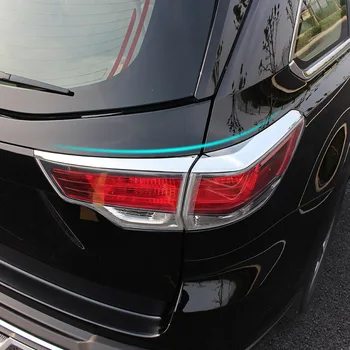Dla Toyota Highlander Kluger 2016 Chromowany Reflektor Przeciwmgłowy Pokrywa Bocznego Lusterka Wykończenie Tylnej Klapy Bagażnika Pas Dekoracji Stylizacji Samochodów