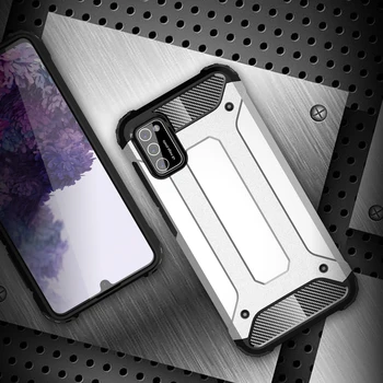 Dla Xiaomi Poco M3 Case 6.53 Inch Rugged Armor Hybrid ochronna tylna pokrywa dla Poco Phone M3 Armor Phone Case Cover