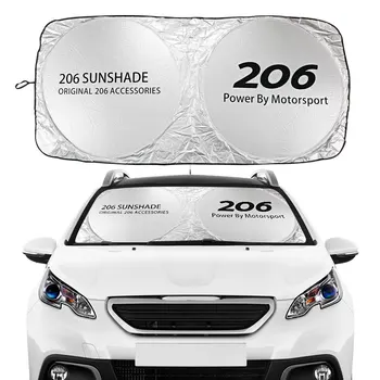 Do Peugeot 206 szyba samochodu, szyby osłony przeciwsłoneczne osłony przeciwsłoneczne odblaskowe etui ochrona od Słońca ochrona UV auto ochraniacz akcesoria