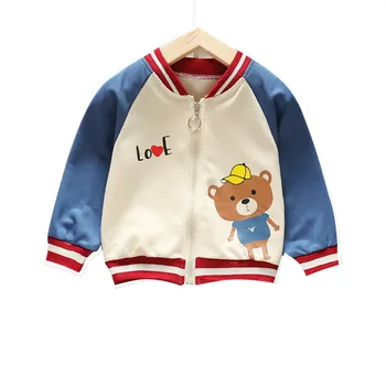 Dziecięca odzież wierzchnia kurtka Baby Boys Girls Fashion Clothes Toddler Kids Girl Boy Coat Jacket 2020 New Cartoon Clothing Kid Coat