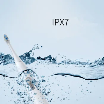 Dźwiękowa elektryczna szczoteczka do zębów Smart Chip głowica szczoteczki wymienne Wybielająca zdrowa wodoodporna IPX7 20#813