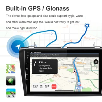 EBILAEN samochodowy odtwarzacz multimedialny dla Mazda 3 Mazda3 BK 2004-2009 Android 10.0 nawigacja Radio magnetofon GPS wideo stereo