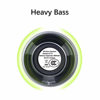 EWA A113 LEVI Denim Mini Bluetooth Speaker przenośny głośnik bezprzewodowy do zewnętrznego i wewnętrznego obozu podróży Heavy Bass Box Support TWS