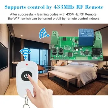 EWeLink Wifi Switch bezprzewodowy przekaźnikowy moduł Remote Switch for Android/IOS APP Control For Smart Home 5V / 12V / 220V opcjonalnie