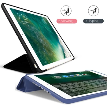 Etui na iPad 9.7 2018 2017 Tablet Funda for iPad 5th Gen podstawka magnetyczna silikonowy miękki smart case dla ipada 6th Generation Case