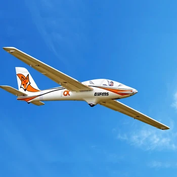 FMS RC Samolot Plane Glider 3000mm 3m FOX z klapkami 5CH 6S EPO PNP Big Large Size Trainer Sailplane Hobby Model Aircraft Avio