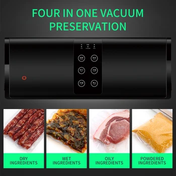 FUNHO Automatic Food Vacuum Sealer Packing Sealing Machine Including 15szt Bags for Sous Vide Food Vacuum Sealer Household