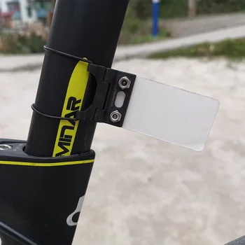 Fouriers DIY Racing Number Plate Mount Road Bike Triathlon Custom Plate Holder Card Bracket fit Flat Aero Seatpost