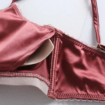 Francuski styl Bralette Set Back Closure Lingerie Feminina Sexy Bra and Panty Set Women ' s Intimates Fashion Underwear & Sleepwears