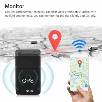 GF07 mini magnetyczny GPS tracker lokalizator starszych dzieci anty-utracone urządzenie GPS silny magnes Pozycjoner nowy 2021
