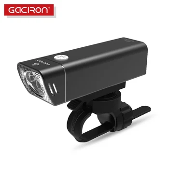 Gaciron V9F-600 rowerowa reflektor USB ładowanie bateria wewnętrzna XGP3 LED światło dźwięk Rowerowy oświetlenie latarki Latarka lampa