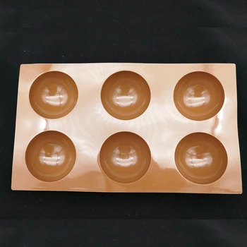 Gorący 6 otworów полусферический Silikonowe formy ciasto 3D fondant czekoladowy mydło formy DIY pieczenia Ciasto dekoracji narzędzia silikonowe formy