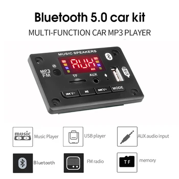 Głośnik połączenie głosowe nagrywanie, Bluetooth, audio MP3, WMA dekoder prasowania USB TF FM, moduł hamowania MP3 odtwarzacz samochodowy