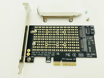 H1111Z dodać na karty PCIE to M2/M. 2 Adapter SATA M. 2 SSD PCIE Adapter NVME/M2 PCIE Adapter SSD M2 to SATA, PCI-E Card M Key +B Key
