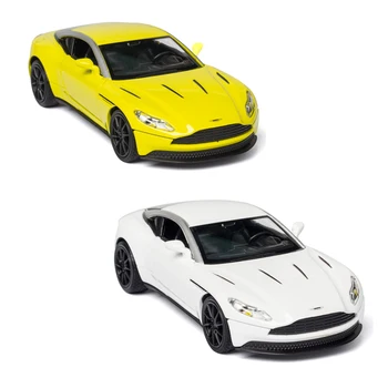 HOBEKARS RMZ 1:32 Diecasts Model Car Metal Alloy Toy Vehicles Simulation DB11 AMR Sport Car Toys For Decoration Collection Gifts