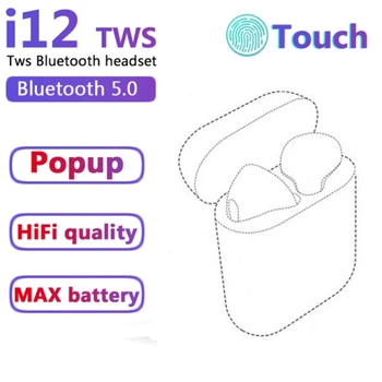I12 TWS Bluetooth 5.0 bezprzewodowe słuchawki Game Sports Stereo nadaje się do IPhone Xiaomi Huawei Xiaomi Huawei Samsung Smartphon