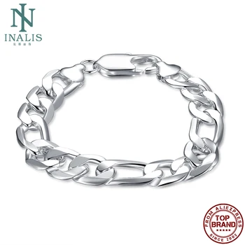 INALIS geometryczna Figaro łańcuch klasyczny urok bransoletki unisex biały miedziany bransoletka dla kobiet i mężczyzn moda biżuteria polecamy