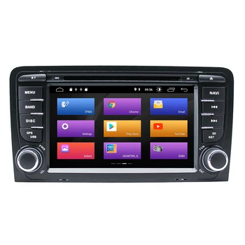 IPS DSP 4GB 2din Android 10 Car Radio, DVD Player For Audi A3 8P S3 2003-2012 RS3 Sportback Multimedia Navigation stereo headunit