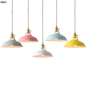 IWHD Nordic Modern LED lampa wisząca kuchnia jadalnia salon światło lampy wiszące element zawieszony oświetlenie Hanglamp oprawa wystrój