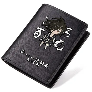 Japońska kreskówka Dororo Хякки Maru cosplay długi portfel na monety anime ID posiadacz karty sztuczna skóra krótki portfel wysokiej jakości torba do zmian