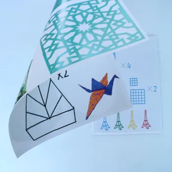 KEMBONA 3d pen printing model paper z 40 wzorów pozwala dzieciom łatwo nauczyć się pracować z 3d uchwytem