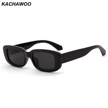 Kachawoo retro prostokąt okulary mężczyźni czarny leopard lato męskie okulary przeciwsłoneczne dla kobiet 2019 moda droshipping