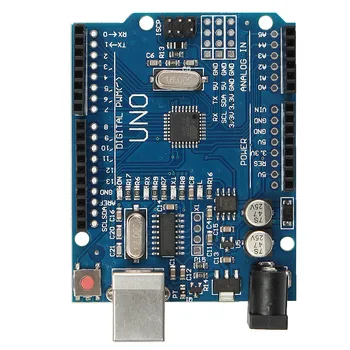 Karta rozszerzeń CNC Shield + opłata R3 + 4 X sterownik DRV8825 + Zestaw kabla USB do drukarki 3D Arduino