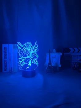 Kimetsu No Yaiba Led Night Light Anime Demon Slayer Lamp for Bedroom Decor Light Kids Child Birthday Gift Agatsuma Zenitsu Light