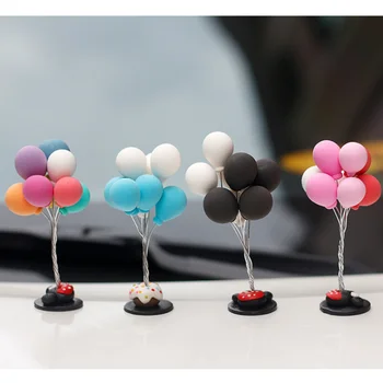 Kreskówka Kolor Miękka Glina Reklama Balon Biżuteria Akcesoria Samochodowe Dla Dziewczyn Dekoracja Samochodu Narzędzie Akcesoria Samochodowe