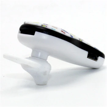 Kreskówka Przenośny mini odtwarzacz MP3 w uchu Headlet słuchawki MP3, sportowy odtwarzacz obsługuje karty TF stereo muzyka odtwarzacz MP3 działa