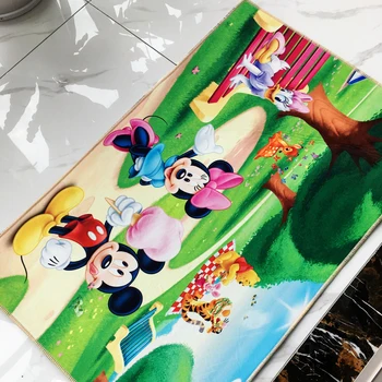 Kreskówki Mickey i Minnie Mouse, Donald Duck dzieci chłopcy dziewczęta czołgać podkładka pod mysz sypialnia decor dywan kryty dywanik do łazienki