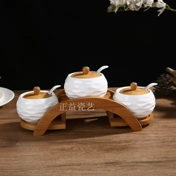 Kuchnia Chiny przyprawy jar set kuchnia przyprawy solniczka skrzynia kanistry świąteczne cukierki purfume organizator