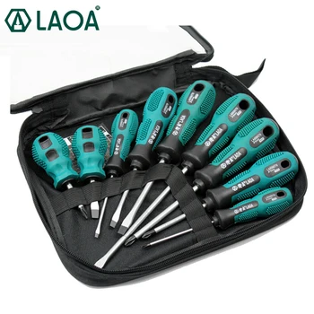 LAOA 9szt CR-V wkrętak zestaw markowych wkrętaków magnetycznych wielofunkcyjne domowe wkrętarki narzędzia