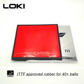 LOKI T3 ITTF Zatwierdzony Carbo Gąbka Table Tennis Rubber Pips-in Hard Non-sticky Speed Pingpong Rubber for Fast Attack