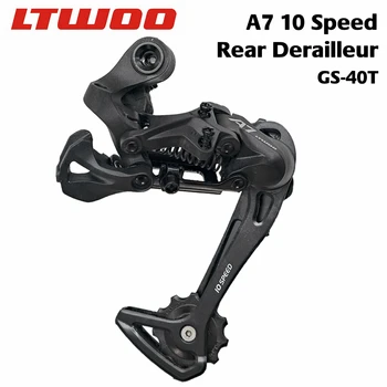 LTWOO A7 10 szybki tylny przełącznik do MTB rower górski przełącznik prowadnica łańcuch kompatybilny DEORE