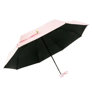 Lekki krem przeciwsłoneczny parasol damski anty-UV parasol parasol przewodnik przeciwsłoneczna parasolka Przenośny mini parasol 18 cm Paraguas Modis