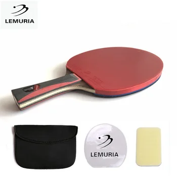 Lemuria Y65 Profesjonalna Rakieta Do Tenisa Stołowego Murzynki Carbon Table Tennis Bat Szybki Atak Paletkę Do Ping-Ponga Arc Pingpong Rakiety