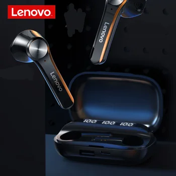 Lenovo QT81 TWS słuchawki Bluetooth 1200mAh ładowania pokrowiec Mobile power bezprzewodowy zestaw słuchawkowy Sport Earbud redukcja szumów z mikrofonem