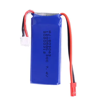 Lipo akumulator i ładowarka USB do YiZhan X6 MJX X101 X102h X1Brushless H16 WLtoys V666 V262 V353 V333 V323 7.4 V 1200 mah bateria