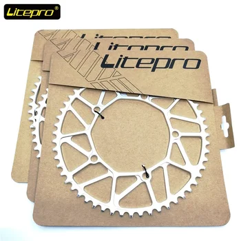 Litepro koło łańcuchowe 130BCD 48T 50T 52T 54T 56T 58T przednie однодисковое łańcuszkowego pierścień 8/9/10 prędkość składany rower drogowy, rower, części zamienne