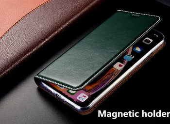 Luksusowy, wysokiej jakości etui z magnetycznym futerałem dla Meizu Pro 7 Plus/Meizu Pro 7 Flip Cover Card Slot Holder Funda Coque