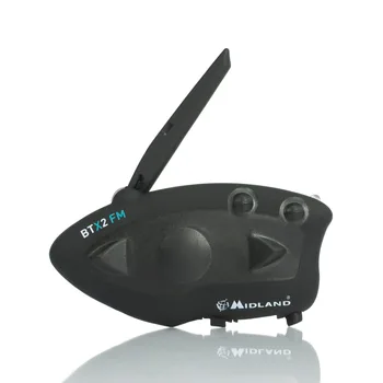 MIDLAND BTX2 FM motocykl Bluetooth domofon odległość rozmowie 800 m multiplayer Inter-telefon jest podłączenie maksymalnie 4 osób