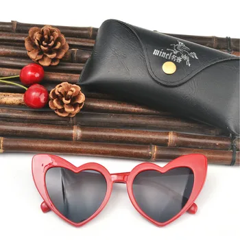 Mincl/ Heart okulary Kobiety marka projektant kot okulary retro miłość w kształcie serca okulary panie partii okulary UV400 FML
