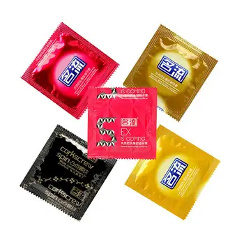 MingLiu 30 szt 5 typów seksowne lateksowe punktu przyjemność dorosły seks bardziej bezpieczna antykoncepcja dla mężczyzn Nautural penisa prezerwatywy mężczyźni,