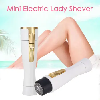 Mini depilator elektryczny do usuwania włosów bezbolesny bezpieczeństwo ciała Bikini, twarzy, szyi, nóg narzędzie do usuwania włosów domowy depilator wodoodporny