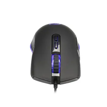 Mini mysz optyczna przewodowa mysz 4 kolory światła led do gier myszy G830 dla graczy PC komputer laptop notebook akcesoria